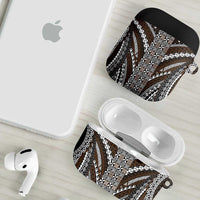Brown Tongan Polynesian Tribal AirPods Case LT9 - Polynesian Pride