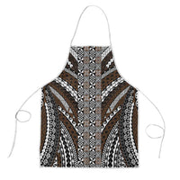 Brown Tongan Polynesian Tribal Apron LT9 Brown - Polynesian Pride