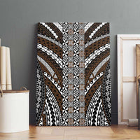 Brown Tongan Polynesian Tribal Canvas Wall Art LT9 - Polynesian Pride