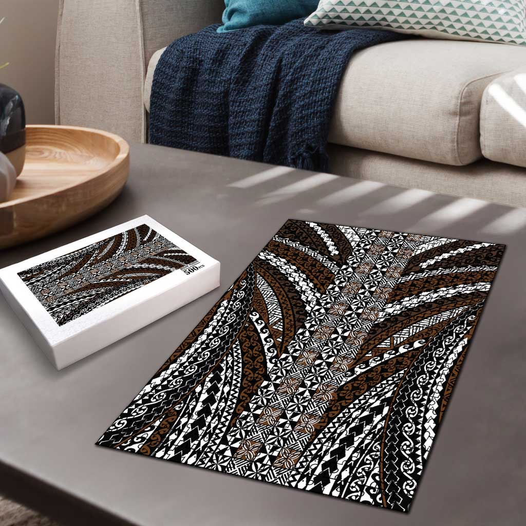 Brown Tongan Polynesian Tribal Puzzle LT9 - Polynesian Pride