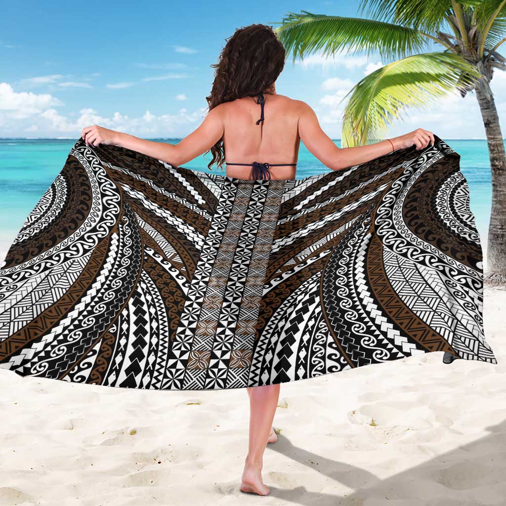Brown Tongan Polynesian Tribal Sarong - Polynesian Pride