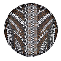 Brown Tongan Polynesian Tribal Spare Tire Cover - Polynesian Pride