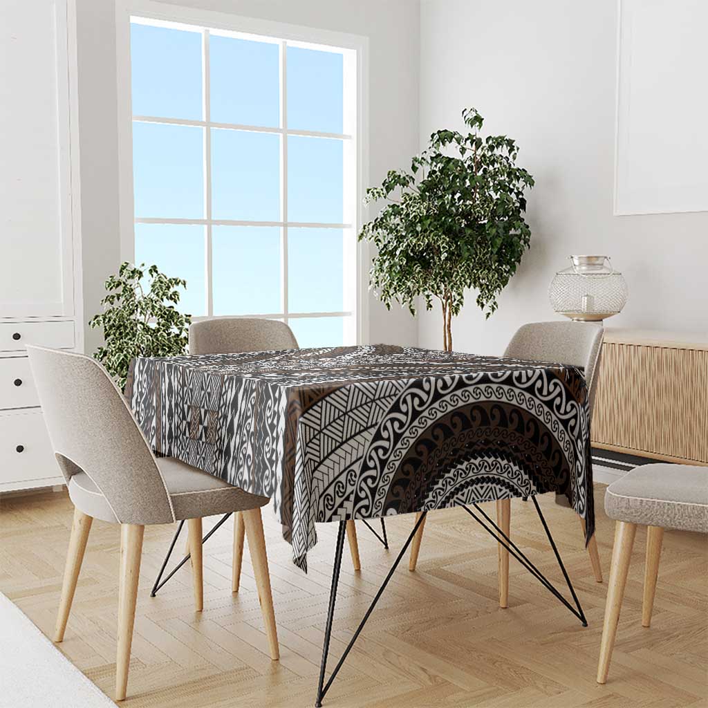 Brown Tongan Polynesian Tribal Tablecloth LT9 - Polynesian Pride