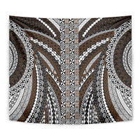 Brown Tongan Polynesian Tribal Tapestry - Polynesian Pride