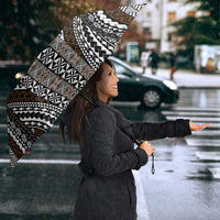 Brown Tongan Polynesian Tribal Umbrella LT9 - Polynesian Pride