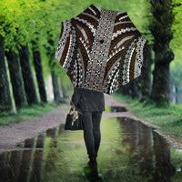 Brown Tongan Polynesian Tribal Umbrella LT9 - Polynesian Pride