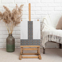 Light Gray Tongan Polynesian Tribal Canvas Wall Art LT9 - Polynesian Pride