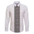 Light Gray Tongan Polynesian Tribal Family Matching Puletasi and Hawaiian Shirt - Polynesian Pride