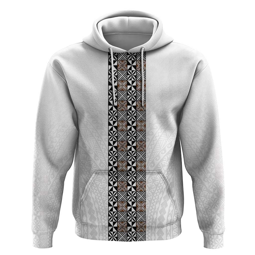 Light Gray Tongan Polynesian Tribal Hoodie - Polynesian Pride