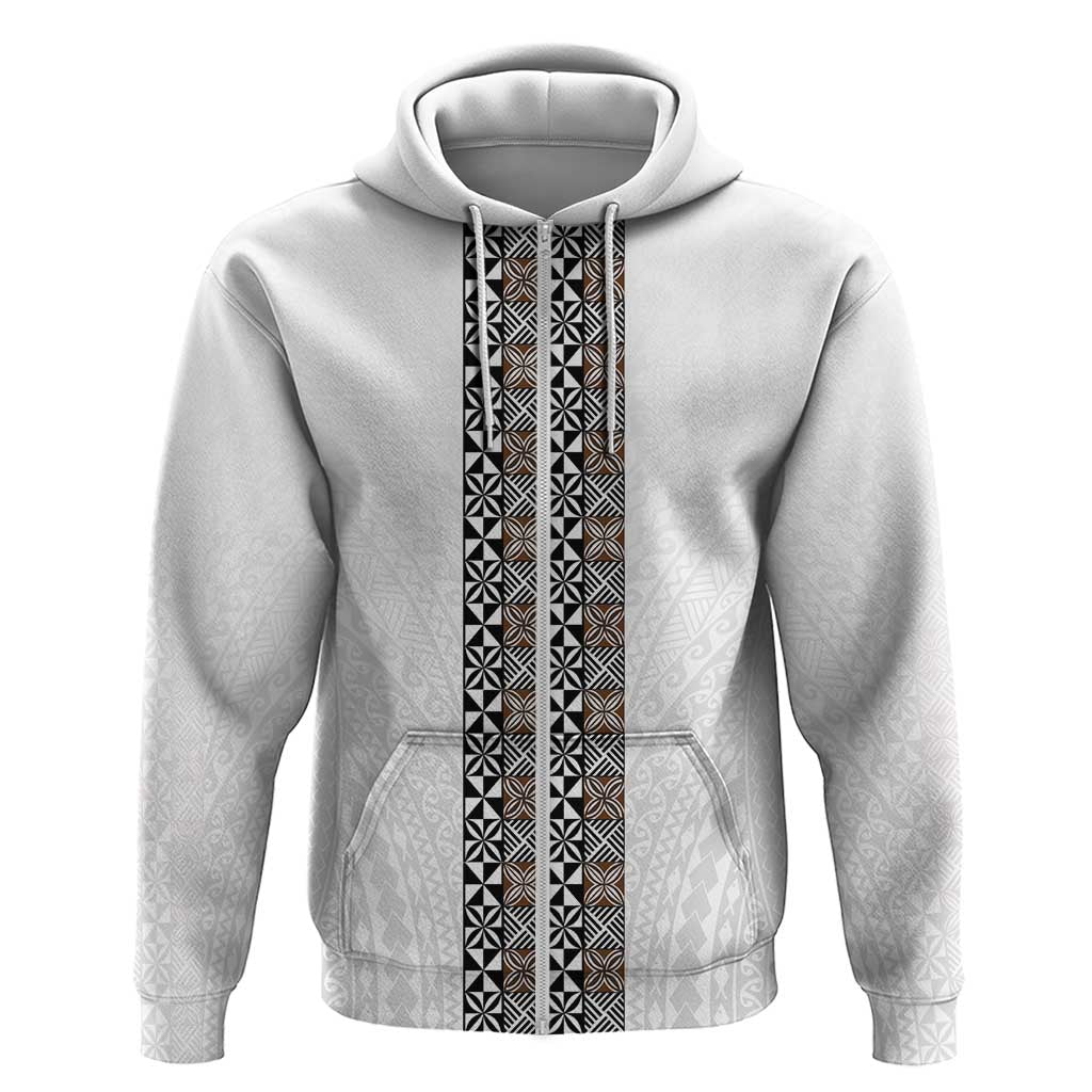 Light Gray Tongan Polynesian Tribal Hoodie - Polynesian Pride