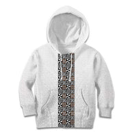 Light Gray Tongan Polynesian Tribal Kid Hoodie - Polynesian Pride