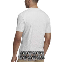 Light Gray Tongan Polynesian Tribal Rugby Jersey LT9 - Polynesian Pride