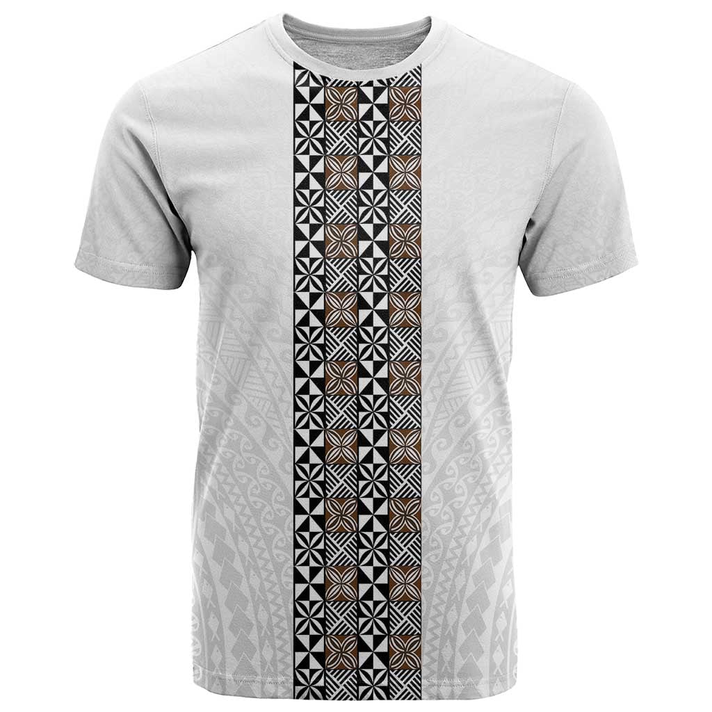 Light Gray Tongan Polynesian Tribal T Shirt - Polynesian Pride