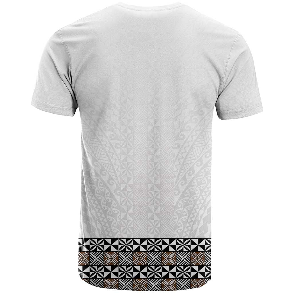 Light Gray Tongan Polynesian Tribal T Shirt - Polynesian Pride