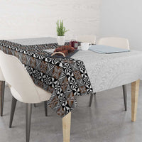 Light Gray Tongan Polynesian Tribal Tablecloth LT9 - Polynesian Pride