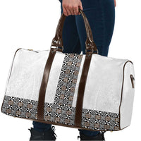 Light Gray Tongan Polynesian Tribal Travel Bag - Polynesian Pride