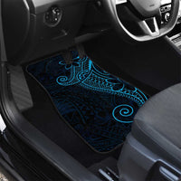 Black Blue Polynesian Tribal Car Mats LT9 - Polynesian Pride