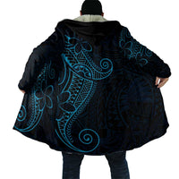 Black Blue Polynesian Tribal Cloak - Polynesian Pride