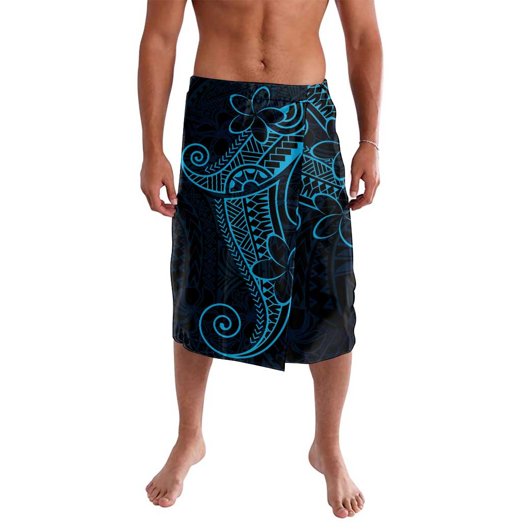 Black Blue Polynesian Tribal Lavalava - Polynesian Pride