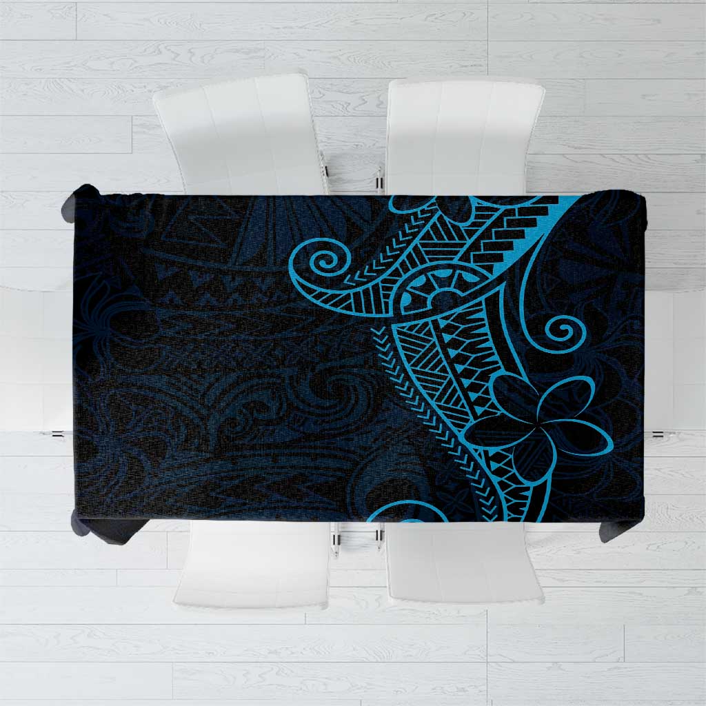 Black Blue Polynesian Tribal Tablecloth LT9 Blue - Polynesian Pride