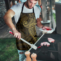Black Gold Polynesian Tribal Apron LT9 - Polynesian Pride