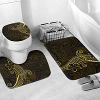 Black Gold Polynesian Tribal Bathroom Set - Polynesian Pride