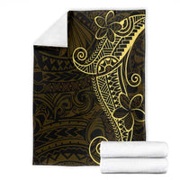 Black Gold Polynesian Tribal Blanket - Polynesian Pride