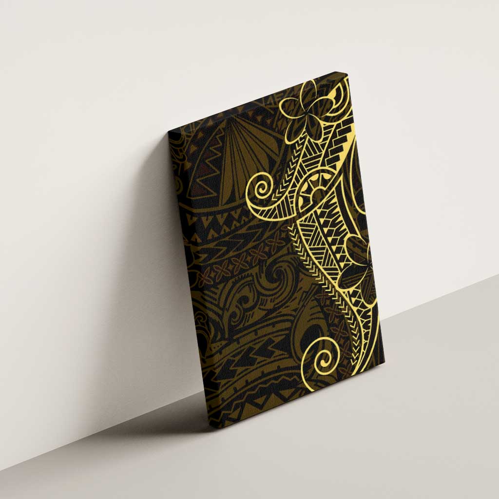 Black Gold Polynesian Tribal Canvas Wall Art LT9 - Polynesian Pride