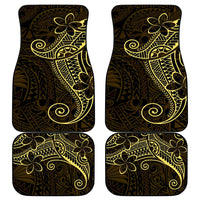 Black Gold Polynesian Tribal Car Mats LT9 - Polynesian Pride