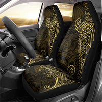 Black Gold Polynesian Tribal Car Seat Cover - Polynesian Pride