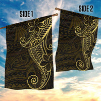 Black Gold Polynesian Tribal Garden Flag - Polynesian Pride
