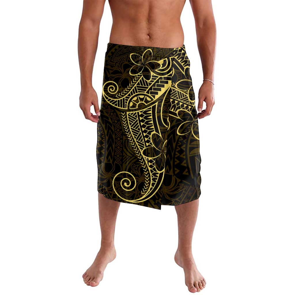 Black Gold Polynesian Tribal Lavalava - Polynesian Pride