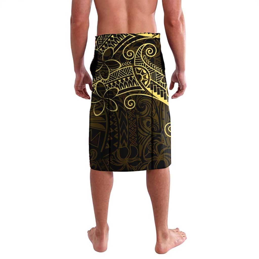 Black Gold Polynesian Tribal Lavalava - Polynesian Pride