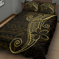 Black Gold Polynesian Tribal Quilt Bed Set - Polynesian Pride
