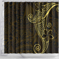 Black Gold Polynesian Tribal Shower Curtain - Polynesian Pride