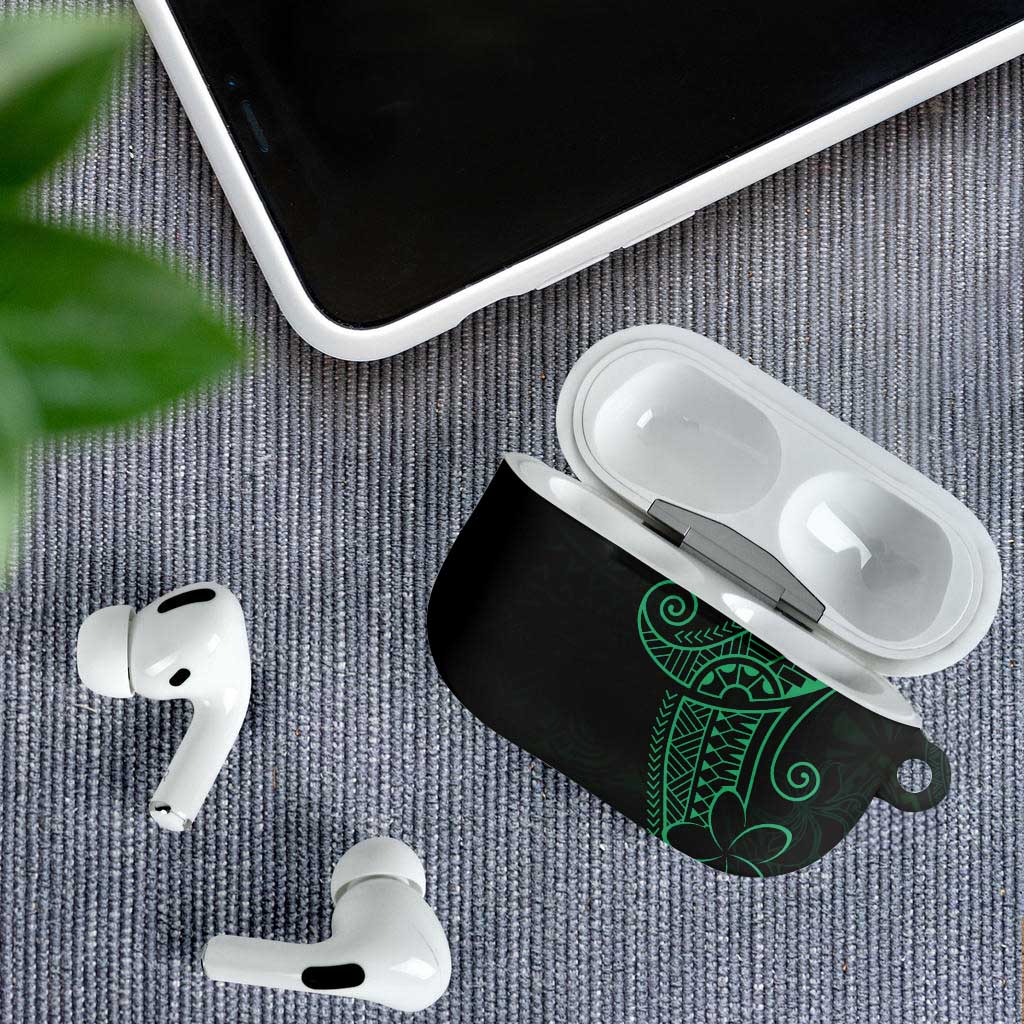 Black Green Polynesian Tribal AirPods Case LT9 - Polynesian Pride
