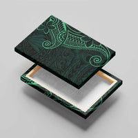 Black Green Polynesian Tribal Canvas Wall Art LT9 - Polynesian Pride
