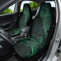 Black Green Polynesian Tribal Car Seat Cover - Polynesian Pride