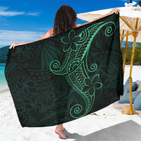 Black Green Polynesian Tribal Sarong - Polynesian Pride