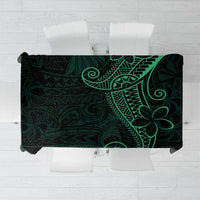 Black Green Polynesian Tribal Tablecloth LT9 Green - Polynesian Pride