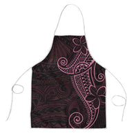 Black Pink Polynesian Tribal Apron LT9 Pink - Polynesian Pride