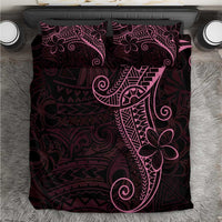 Black Pink Polynesian Tribal Bedding Set - Polynesian Pride