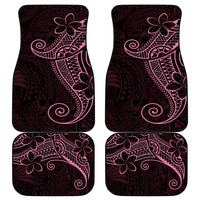 Black Pink Polynesian Tribal Car Mats LT9 - Polynesian Pride