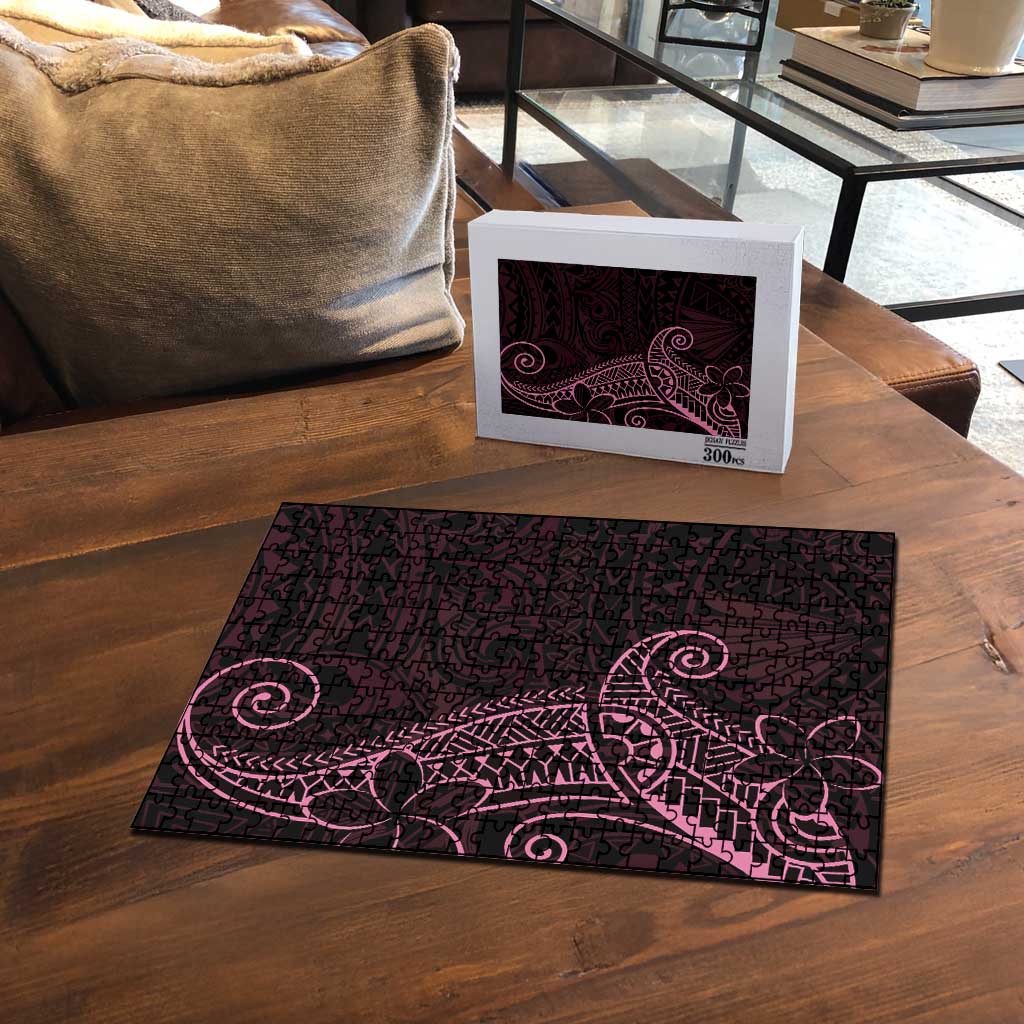 Black Pink Polynesian Tribal Puzzle LT9 - Polynesian Pride