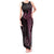 Black Pink Polynesian Tribal Tank Maxi Dress - Polynesian Pride