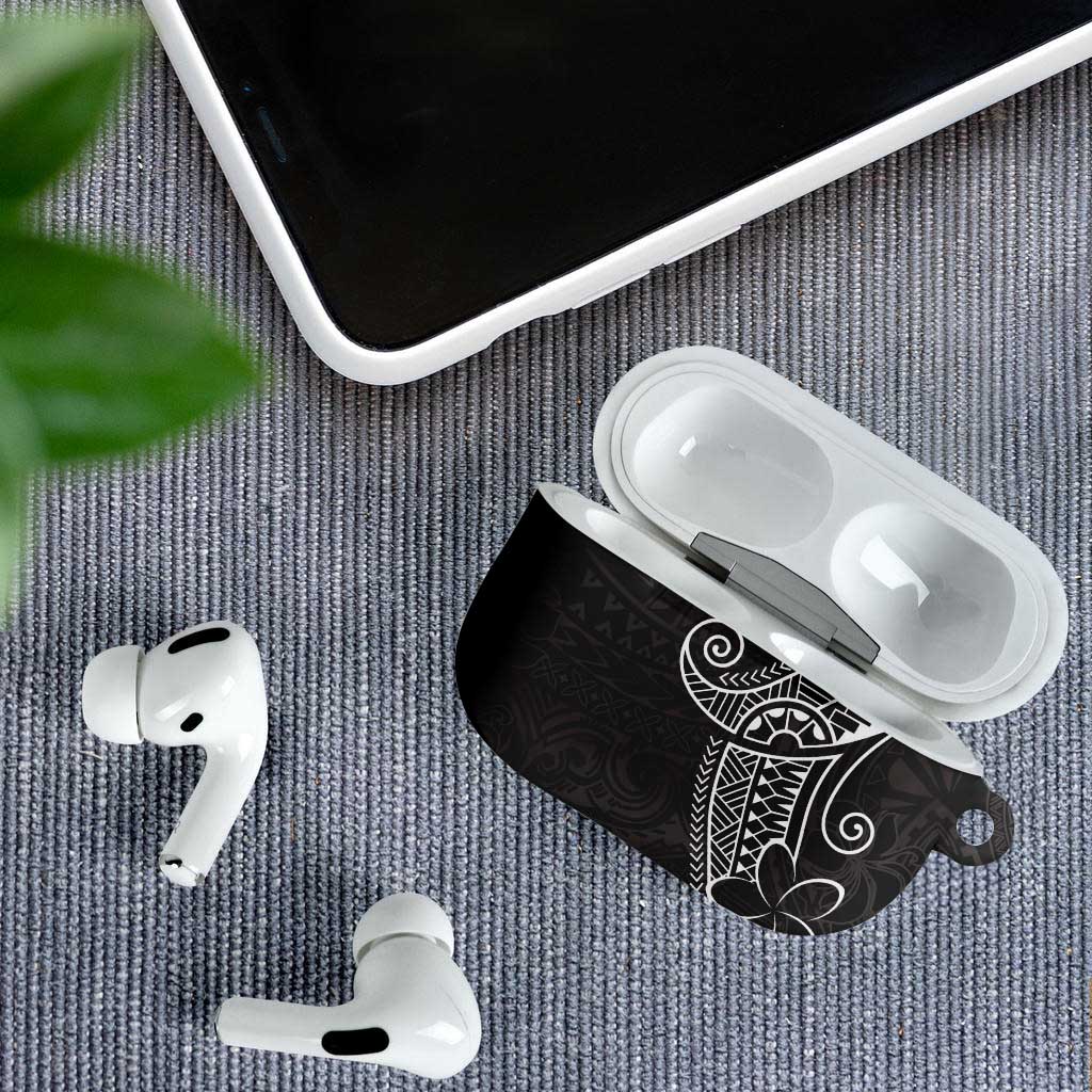 Black White Polynesian Tribal AirPods Case LT9 - Polynesian Pride