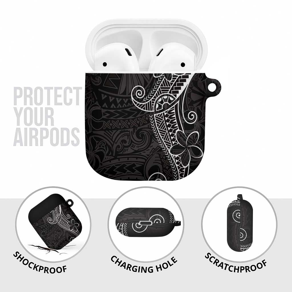 Black White Polynesian Tribal AirPods Case LT9 - Polynesian Pride