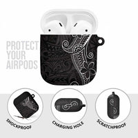 Black White Polynesian Tribal AirPods Case LT9 - Polynesian Pride