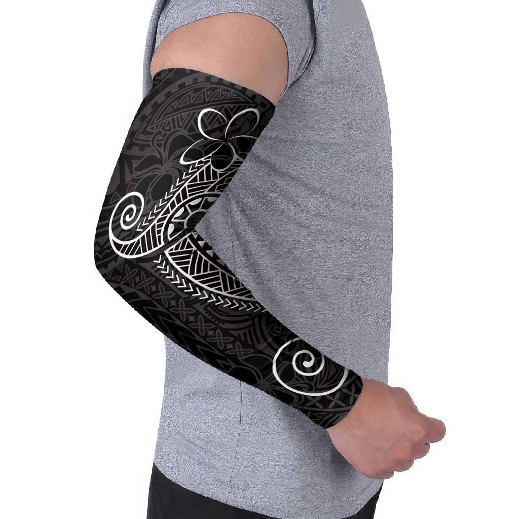 Black White Polynesian Tribal Arm Sleeves - Polynesian Pride