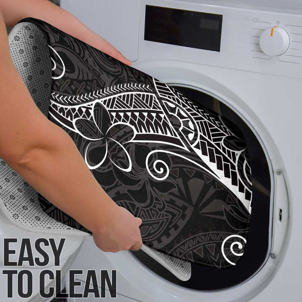 Black White Polynesian Tribal Bathroom Set - Polynesian Pride